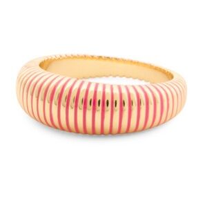 NWOT Gorjana Catalina Enamel Ring, Gold, Pink, Size 7, 9, Classic